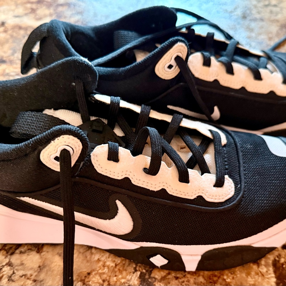 Nike Black and White turf Shoes